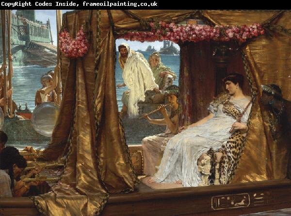 Alma-Tadema, Sir Lawrence The Meeting of Antony and Cleopatra (mk23)